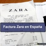 Factura Zara en España