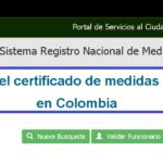 Solicitar el certificado de medidas correctivas en Colombia